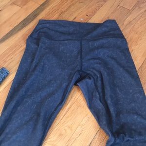 black and gray leggings